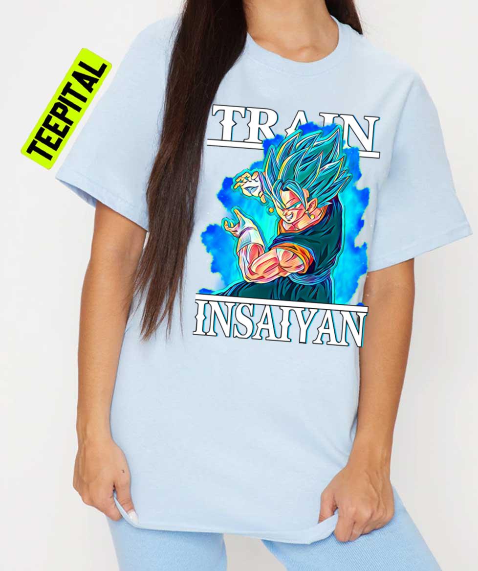 Vegetto Super Saiyan Blue Train Insaiyan Unisex T-Shirt Vegetto Super Saiyan Blue Train Insaiyan Unisex T-Shirt