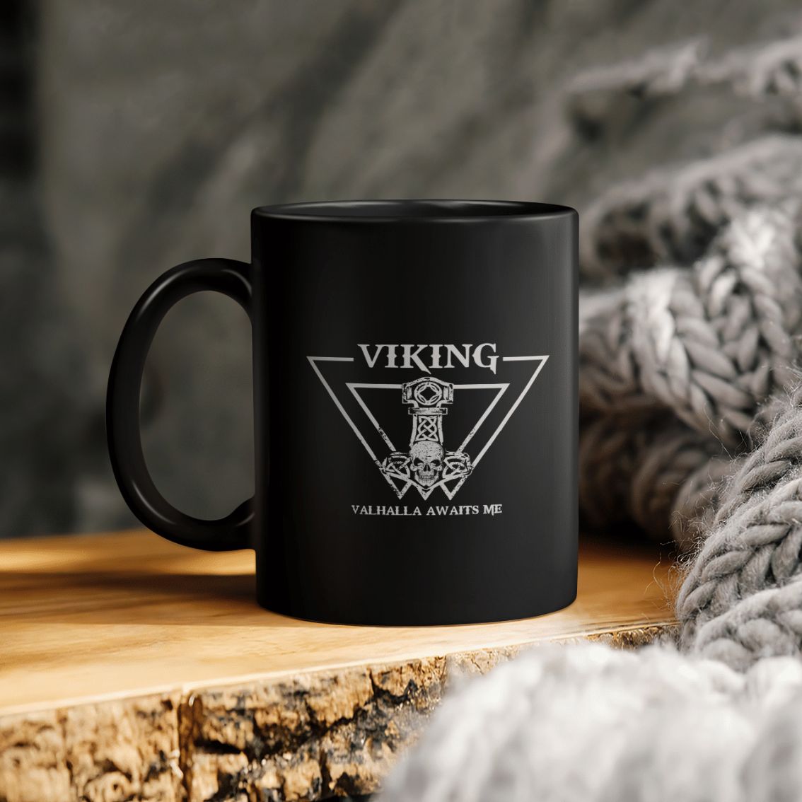 Viking Valhalla Awaits Me Ceramic Coffee Mug Viking Valhalla Awaits Me Ceramic Coffee Mug