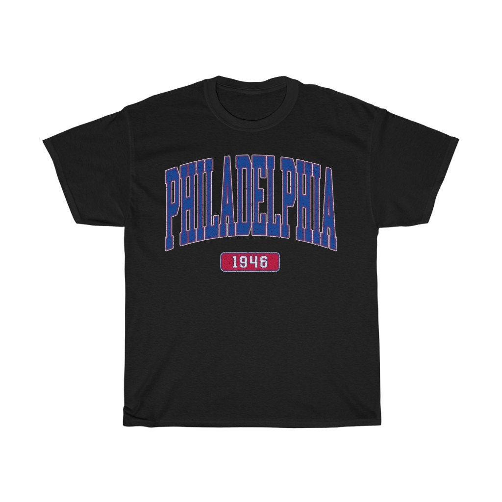 Vintage 1946 Philadelphia 76ers NBA Basketball Unisex T-Shirt Vintage 1946 Philadelphia 76ers NBA Basketball Unisex T-Shirt