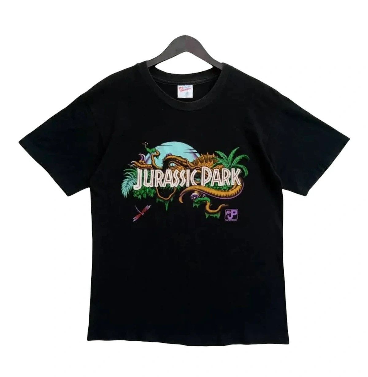 Vintage 1993 JURASSIC PARK Dinosaur Adventure Movie Film USA Shirt Vintage 1993 JURASSIC PARK Dinosaur Adventure Movie Film USA Shirt