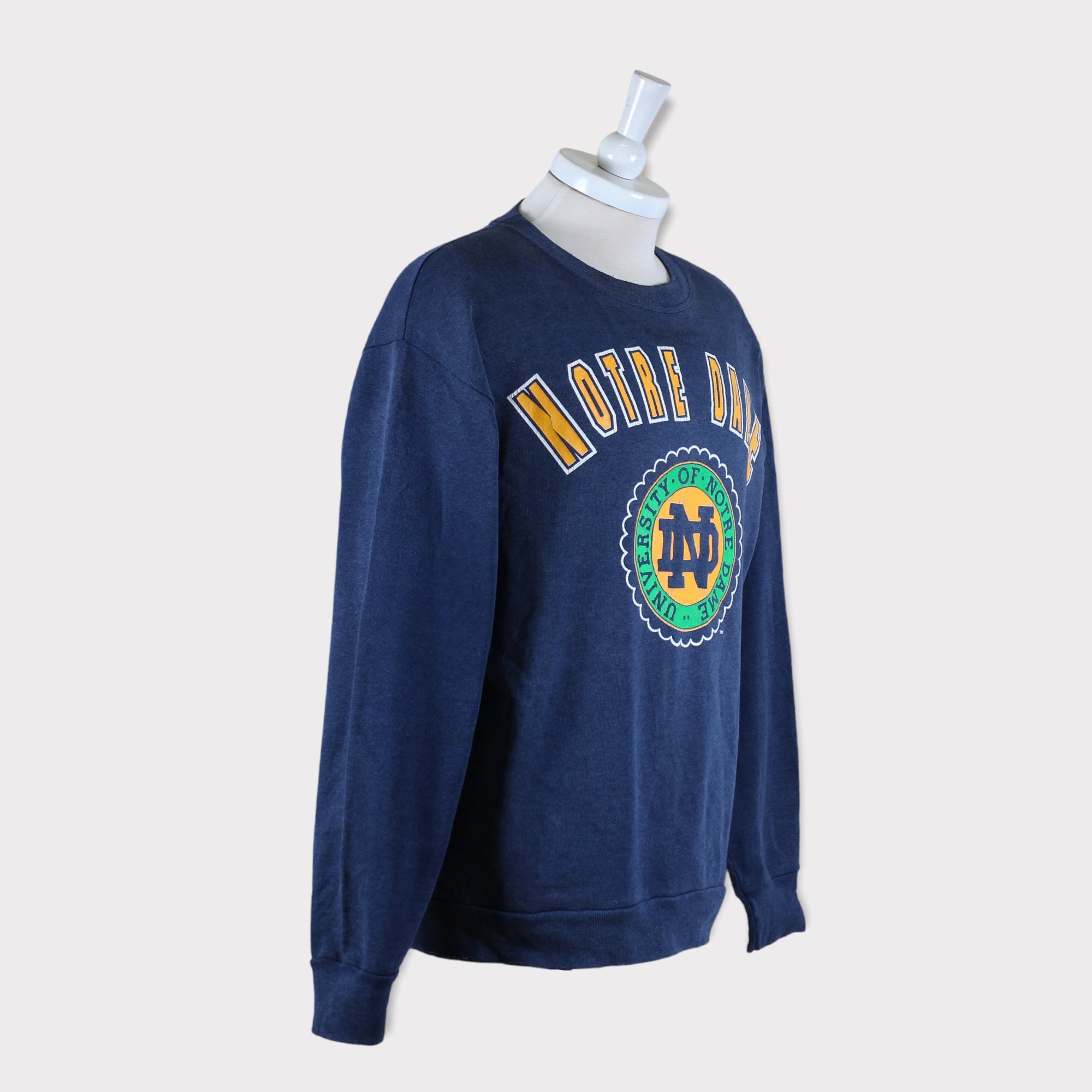 Vintage 90s University Of Notre Dame Football Ncaa Unisex Sweatshirt Vintage 90s University Of Notre Dame Football Ncaa Unisex Sweatshirt