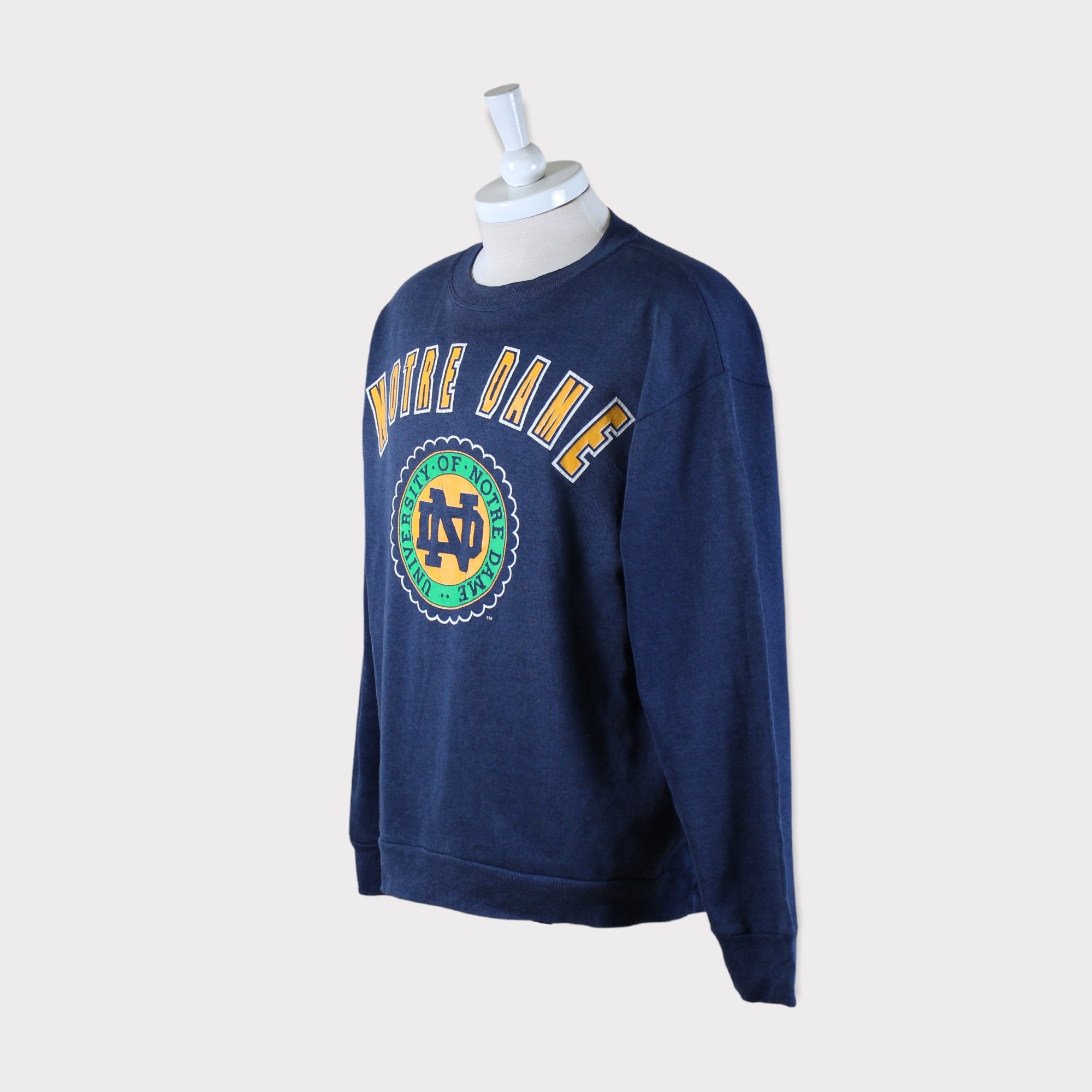 Vintage 90s University Of Notre Dame Football Ncaa Unisex Sweatshirt Vintage 90s University Of Notre Dame Football Ncaa Unisex Sweatshirt