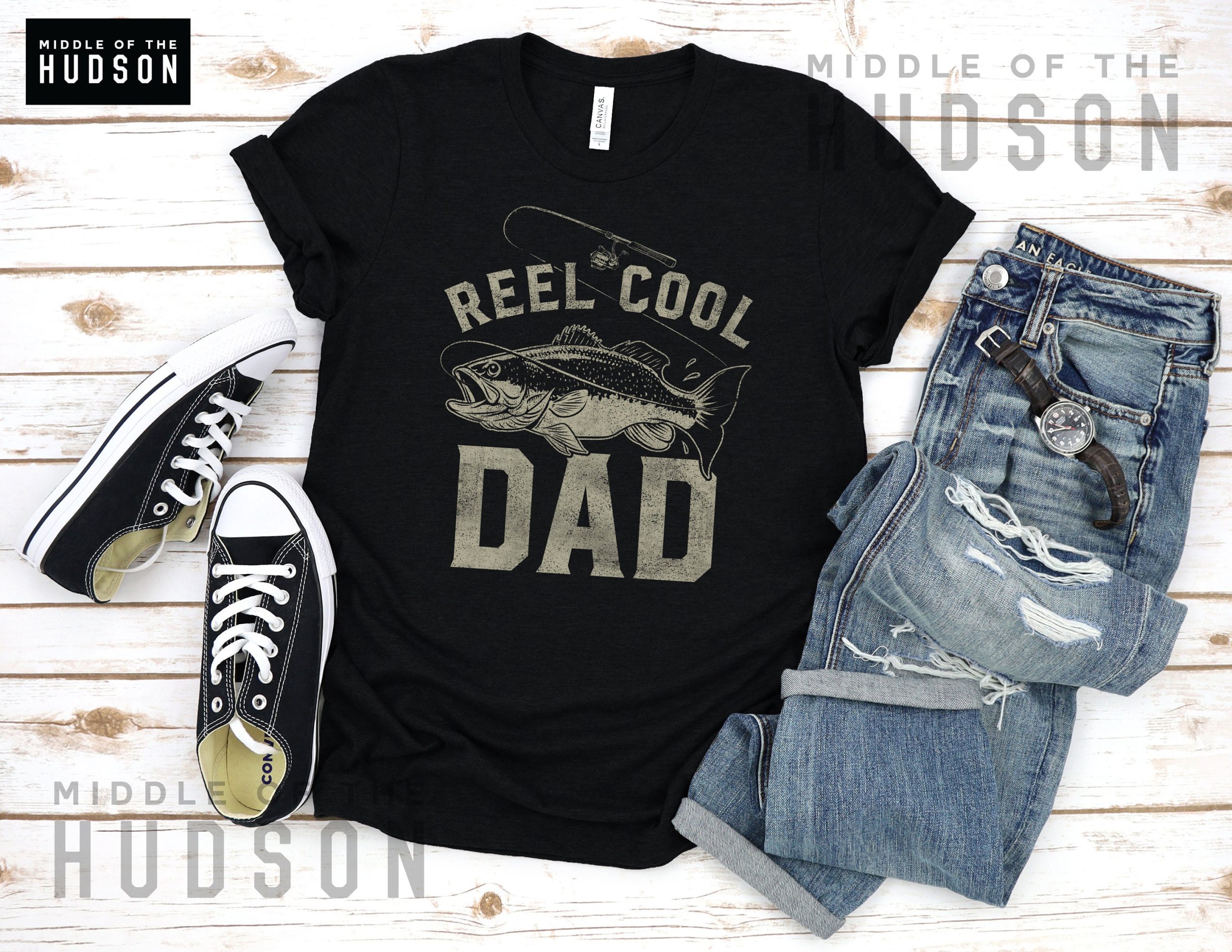 Vintage Fishing Lover Reel Cool Dad Happy Father's Day Unisex T-Shirt Vintage Fishing Lover Reel Cool Dad Happy Father's Day Unisex T-Shirt