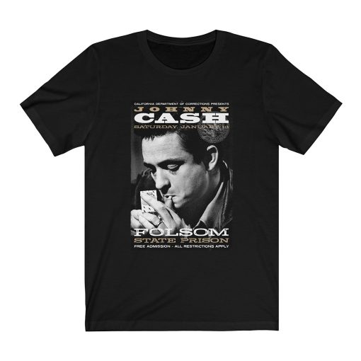 Vintage Johnny Cash Folsom Prison Inspired Unisex T-Shirt