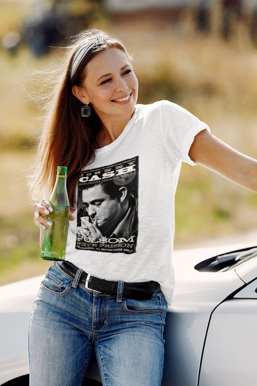 Vintage Johnny Cash Folsom Prison Inspired Unisex T-Shirt