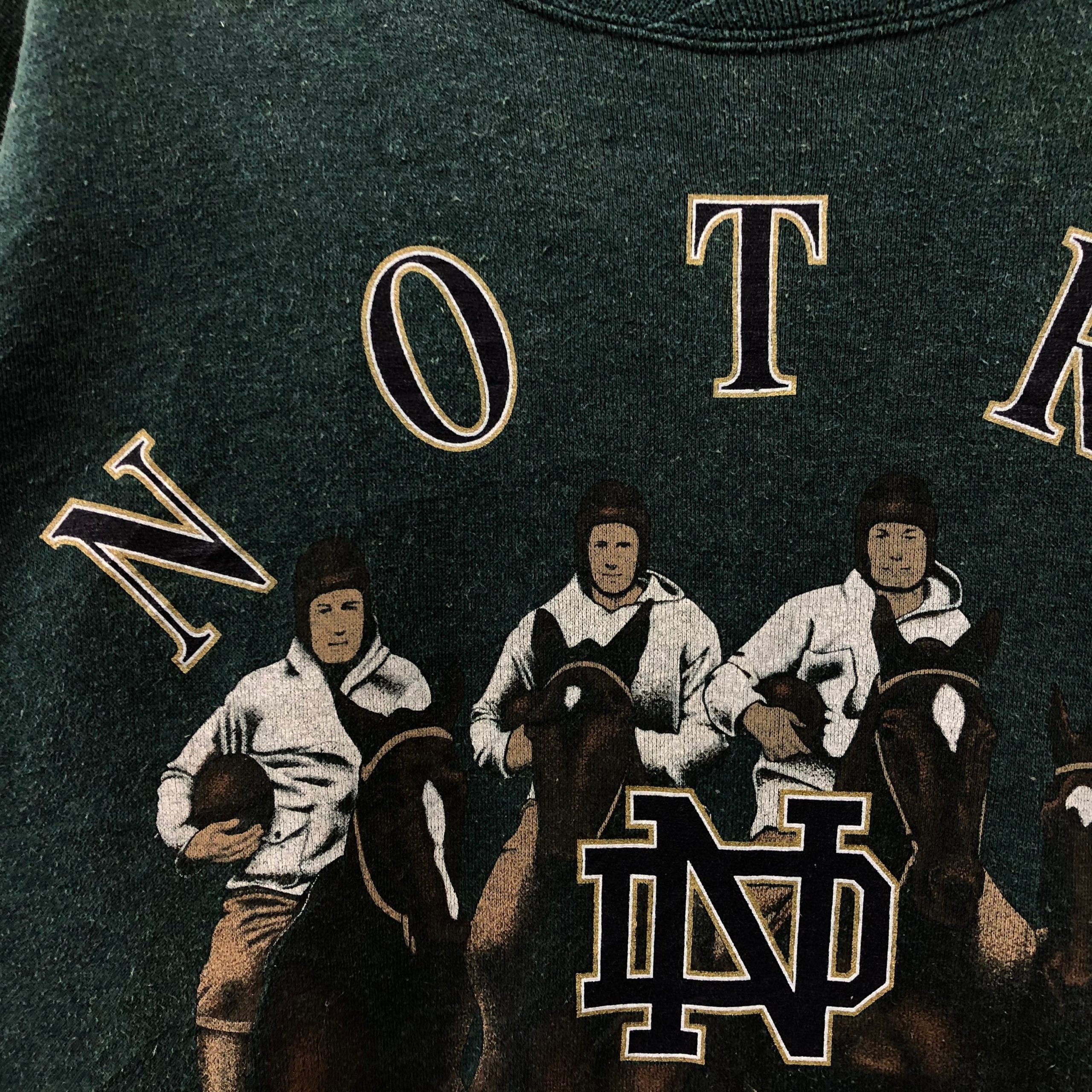 Vintage Notre Dame The Four Horsemen Big Logo Unisex T-Shirt Vintage Notre Dame The Four Horsemen Big Logo Unisex T-Shirt