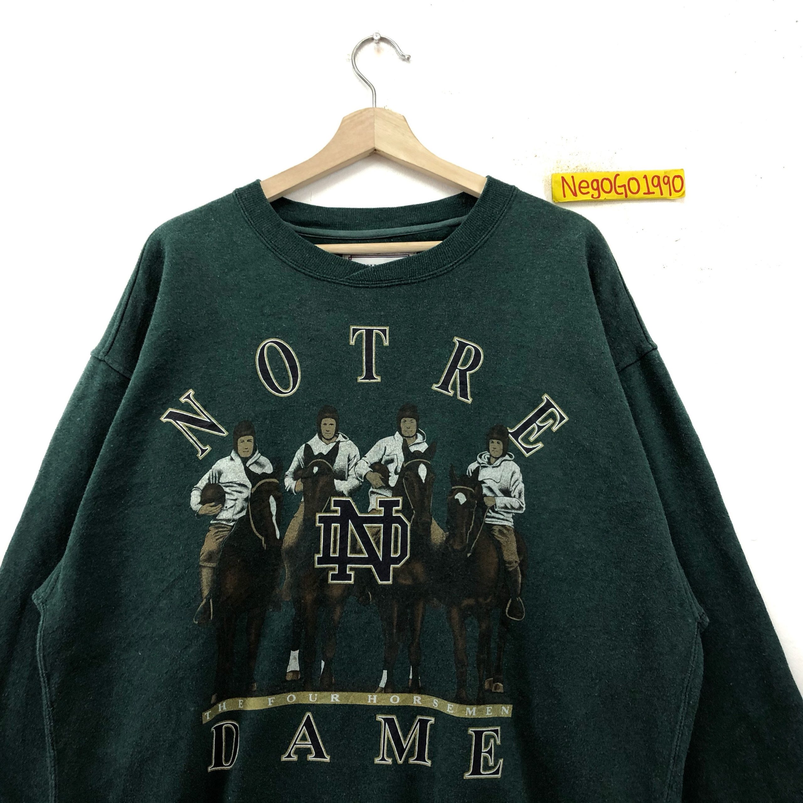 Vintage Notre Dame The Four Horsemen Big Logo Unisex T-Shirt Vintage Notre Dame The Four Horsemen Big Logo Unisex T-Shirt
