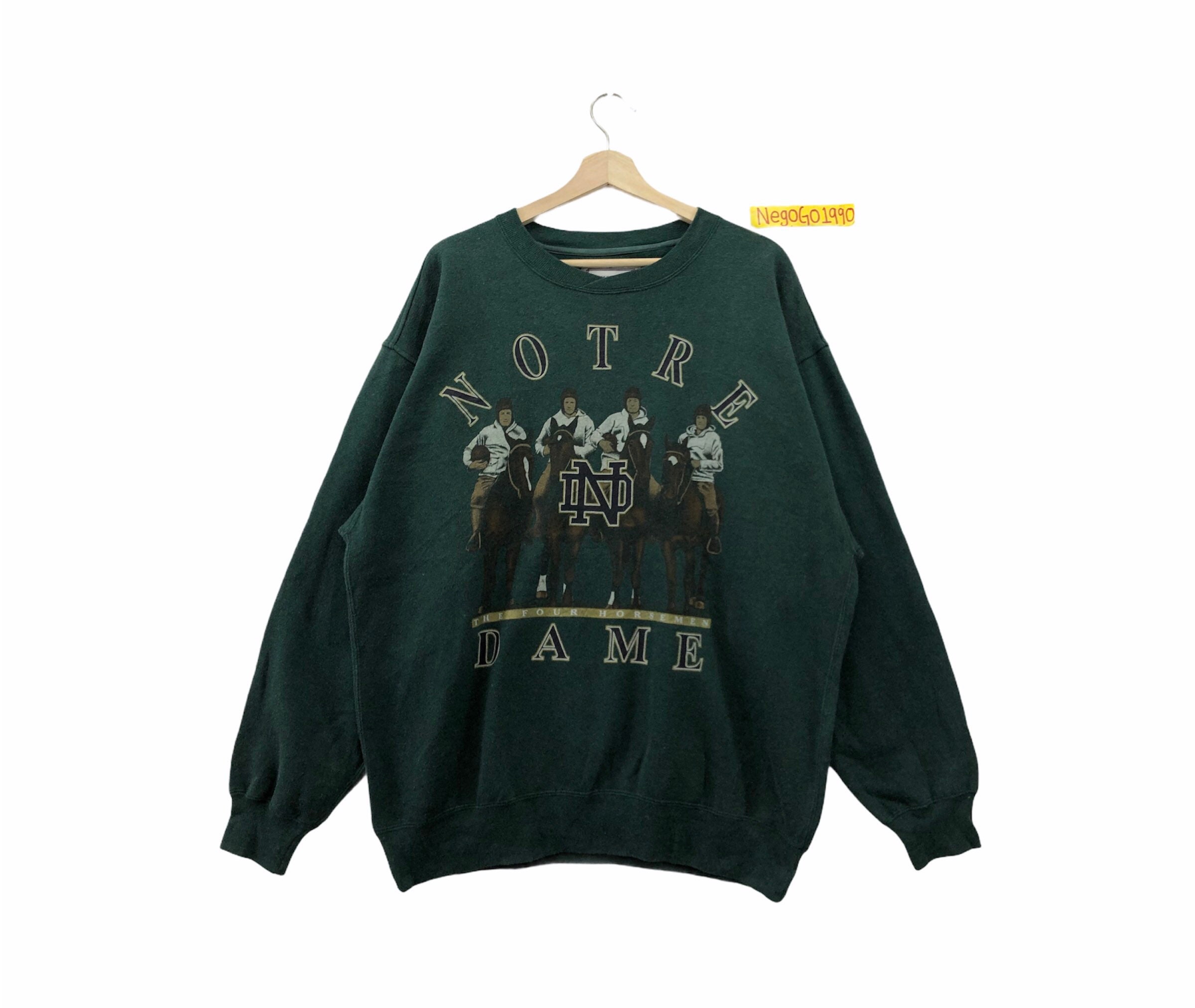 Vintage Notre Dame The Four Horsemen Big Logo Unisex T-Shirt Vintage Notre Dame The Four Horsemen Big Logo Unisex T-Shirt