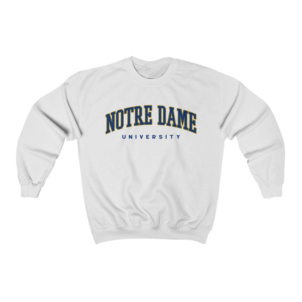 Vintage Notre Dame University Unisex Sweatshirt Vintage Notre Dame University Unisex Sweatshirt