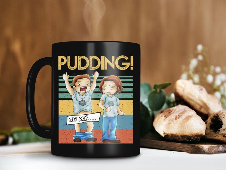 Vintage Retro Oh My Pudding Dean And Sam Winchester Mug Supernatural Movie Mug Dean Winchester Mug Premium Sublime Ceramic Coffee Mug Black Vintage Retro Oh My Pudding Dean And Sam Winchester Mug Supernatural Movie Mug Dean Winchester Mug Premium Sublime Ceramic Coffee Mug Black