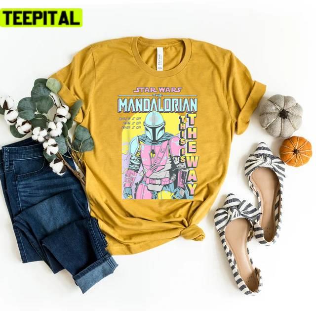 Vintage Star War Mandalorian Design Unisex T-Shirt Vintage Star War Mandalorian Design Unisex T-Shirt