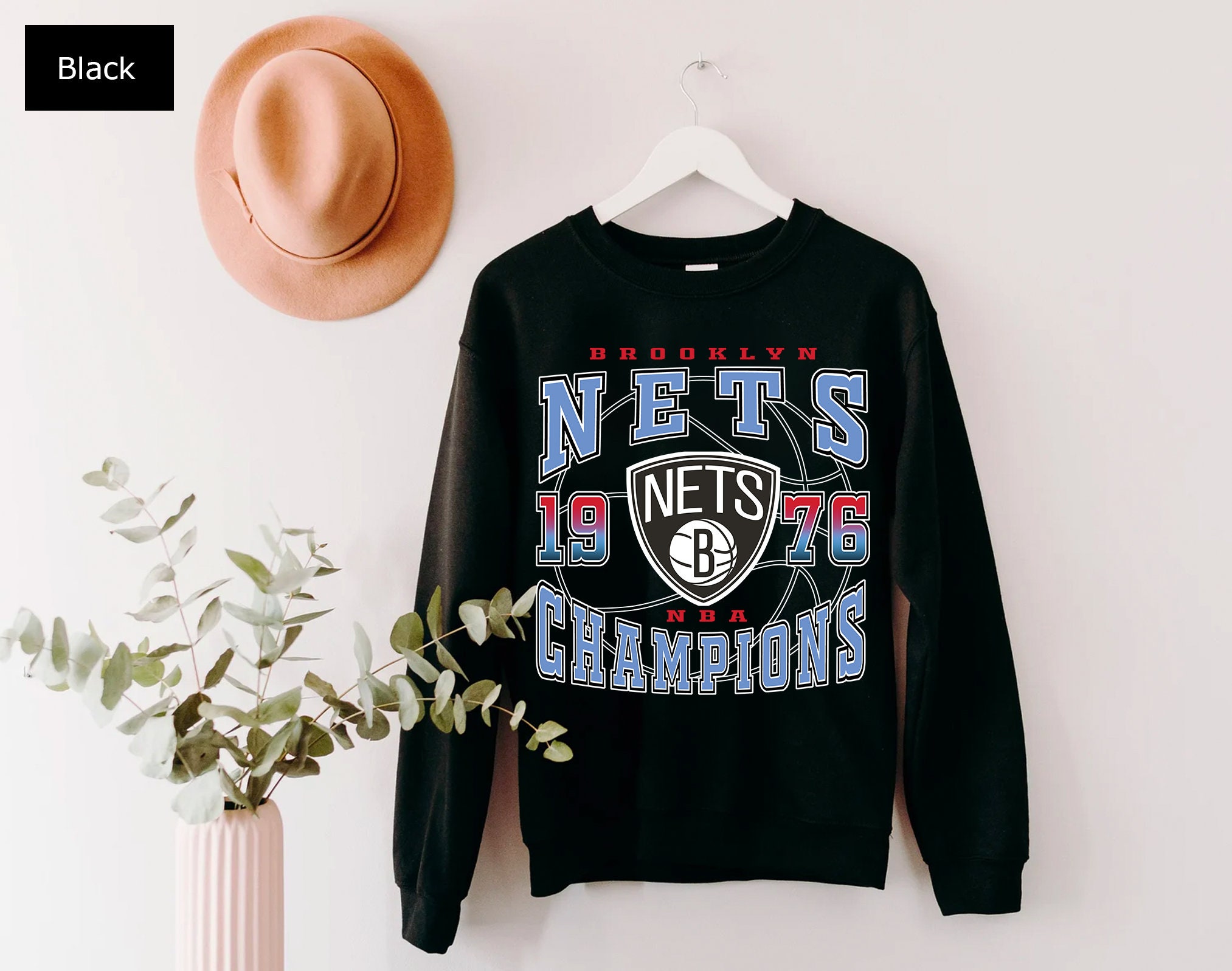 Vintage Style Brooklyn Nets 1976 Basketball Unisex Sweatshirt Vintage Style Brooklyn Nets 1976 Basketball Unisex Sweatshirt