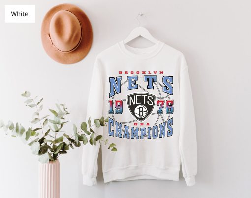 Vintage Style Brooklyn Nets 1976 Basketball Unisex Sweatshirt