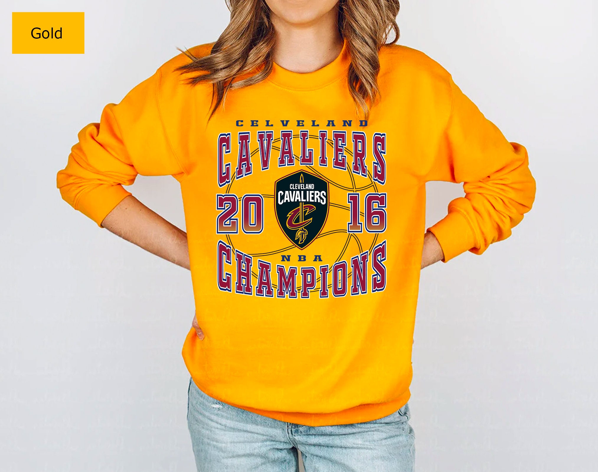 Vintage Style Cleveland Cavaliers 2016 Basketball Unisex Sweatshirt Vintage Style Cleveland Cavaliers 2016 Basketball Unisex Sweatshirt