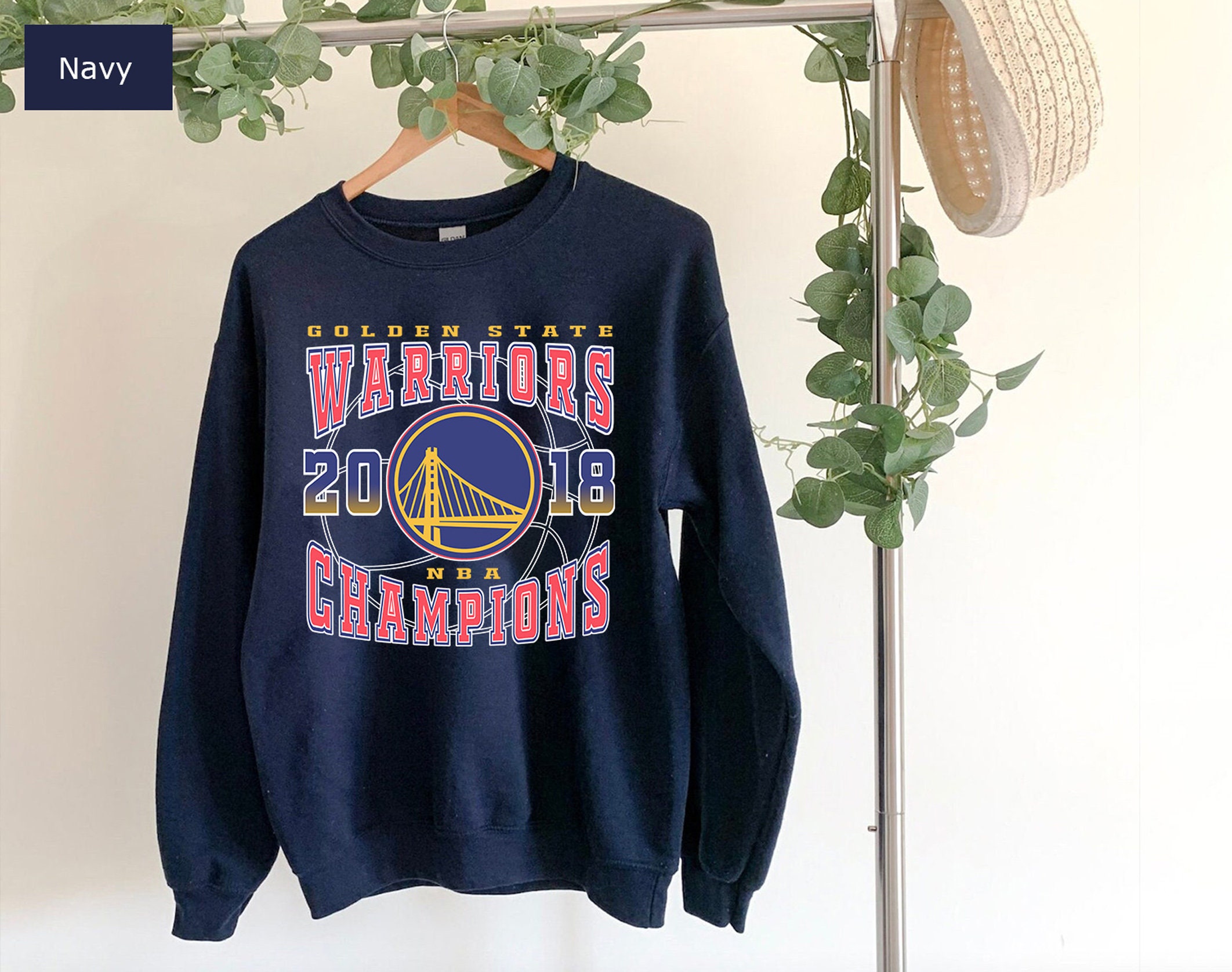 Vintage Style Golden State Warriors 2018 Basketball Unisex Sweatshirt Vintage Style Golden State Warriors 2018 Basketball Unisex Sweatshirt