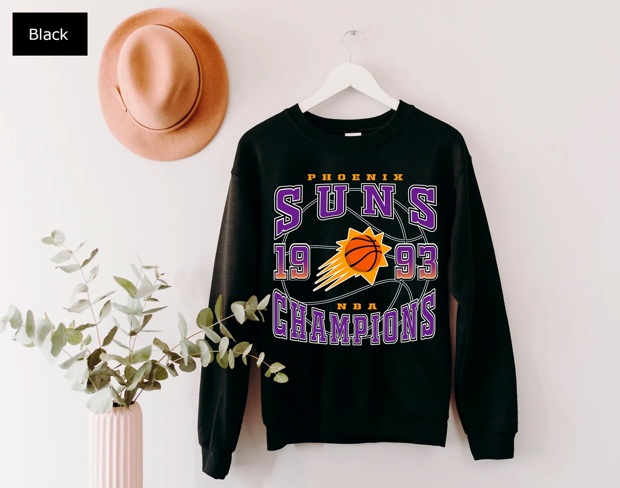 Vintage Style Phoenix Suns 1993 Basketball Unisex Sweatshirt Vintage Style Phoenix Suns 1993 Basketball Unisex Sweatshirt
