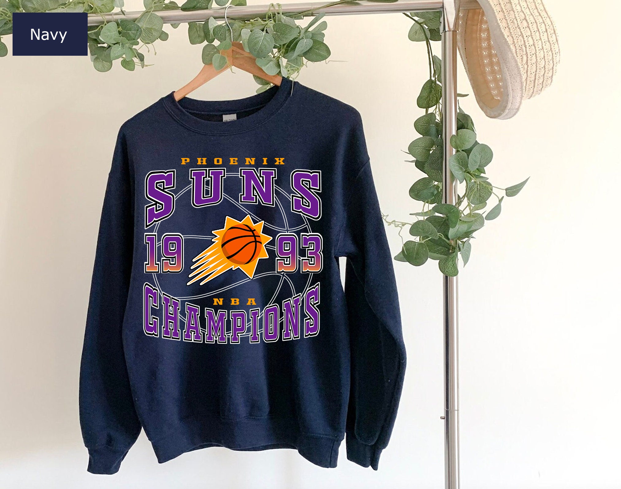 Vintage Style Phoenix Suns 1993 Basketball Unisex Sweatshirt Vintage Style Phoenix Suns 1993 Basketball Unisex Sweatshirt