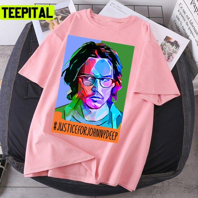 We Stand With Johnny Depp Justice For Johnny Unisex T-Shirt We Stand With Johnny Depp Justice For Johnny Unisex T-Shirt