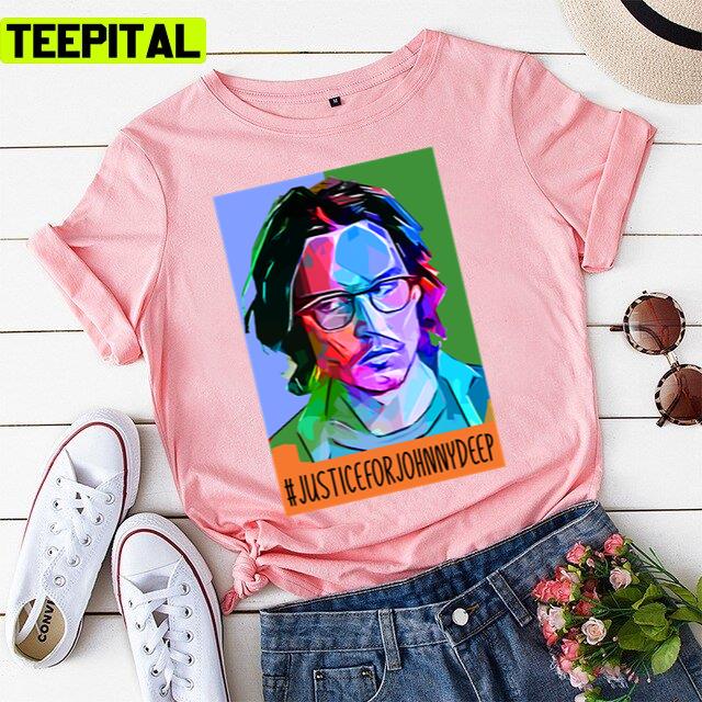 We Stand With Johnny Depp Justice For Johnny Unisex T-Shirt We Stand With Johnny Depp Justice For Johnny Unisex T-Shirt