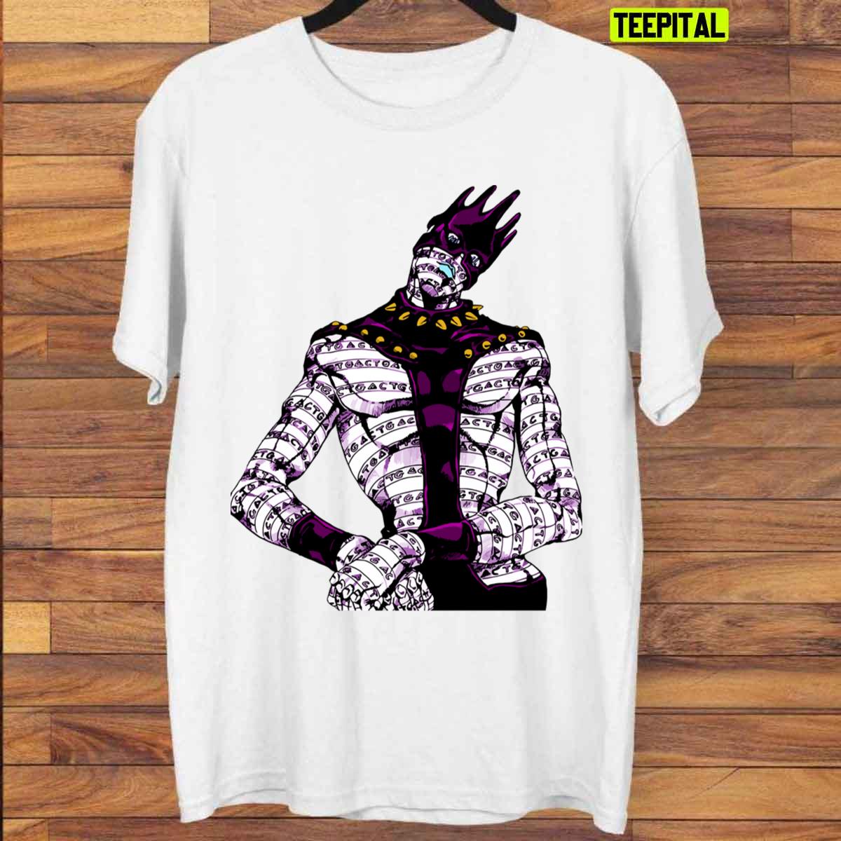 White Snake From Jojo's Bizzare Adventure Stone Ocean Unisex T-Shirt White Snake From Jojo's Bizzare Adventure Stone Ocean Unisex T-Shirt