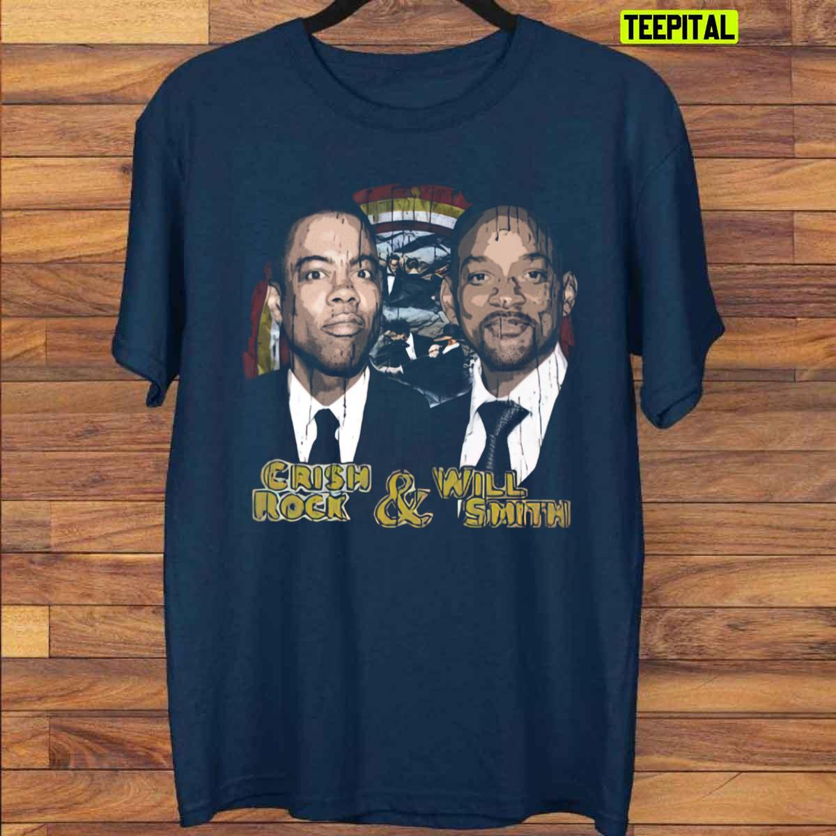 Will Smith And Chris Rock Slap A Friend Oscar Meme 2022 Unisex T-Shirt Will Smith And Chris Rock Slap A Friend Oscar Meme 2022 Unisex T-Shirt