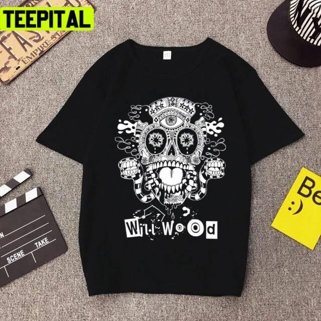 Will Wod Skull Retro Design Unisex T-Shirt Will Wod Skull Retro Design Unisex T-Shirt