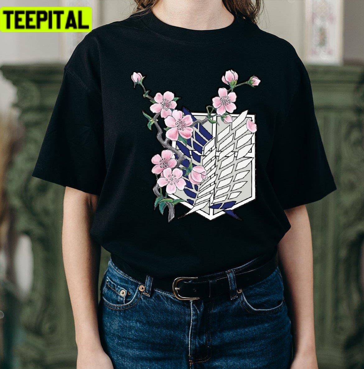 Wings Of Freedom Attack On Titan Design Unisex T-Shirt Wings Of Freedom Attack On Titan Design Unisex T-Shirt