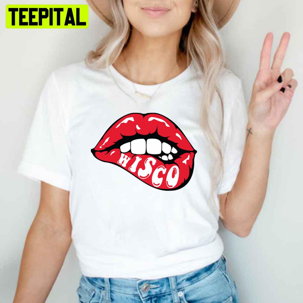 Wisco Lips Men's Basketball Unisex T-Shirt Wisco Lips Men's Basketball Unisex T-Shirt