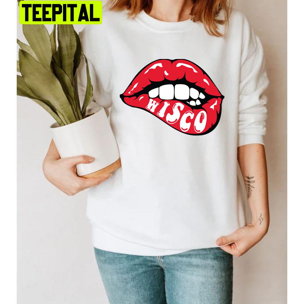 Wisco Lips Men's Basketball Unisex T-Shirt Wisco Lips Men's Basketball Unisex T-Shirt