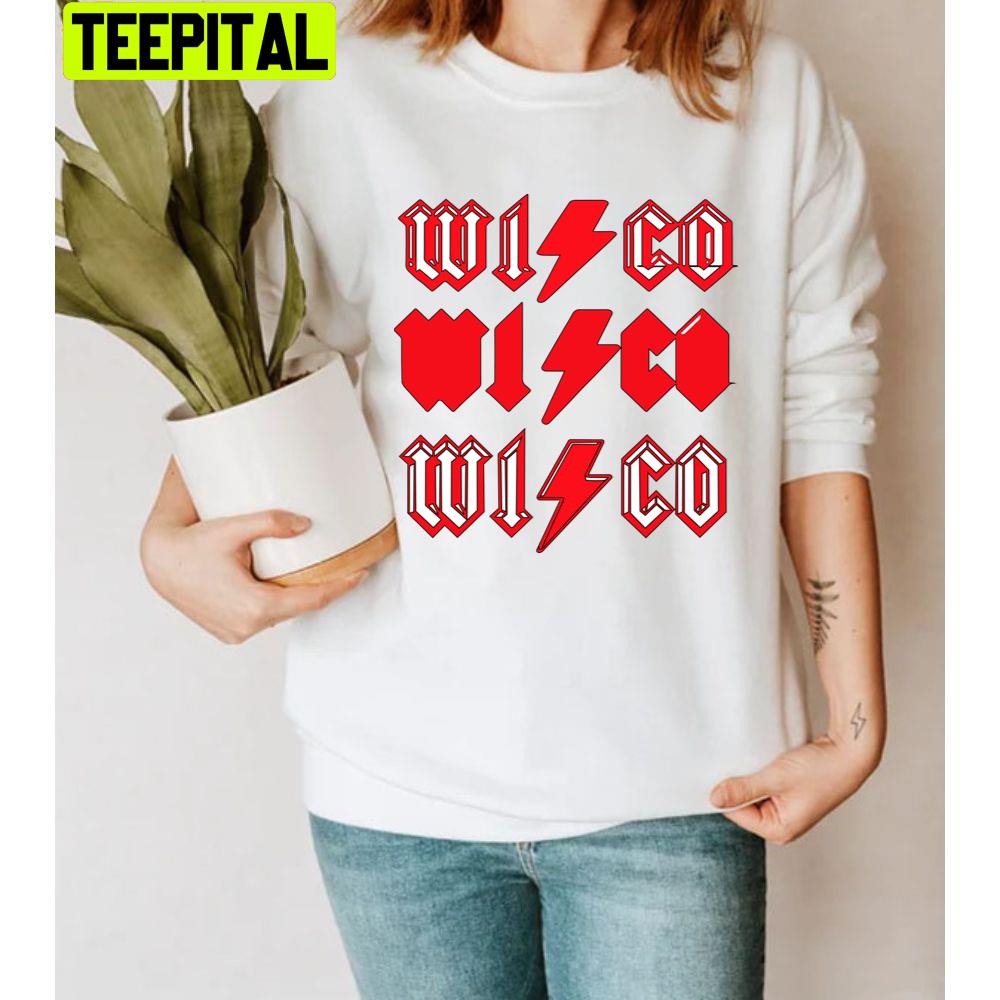 Wisco Rock N' Roll Wisconsin Badgers Men's Basketball Unisex T-Shirt Wisco Rock N' Roll Wisconsin Badgers Men's Basketball Unisex T-Shirt