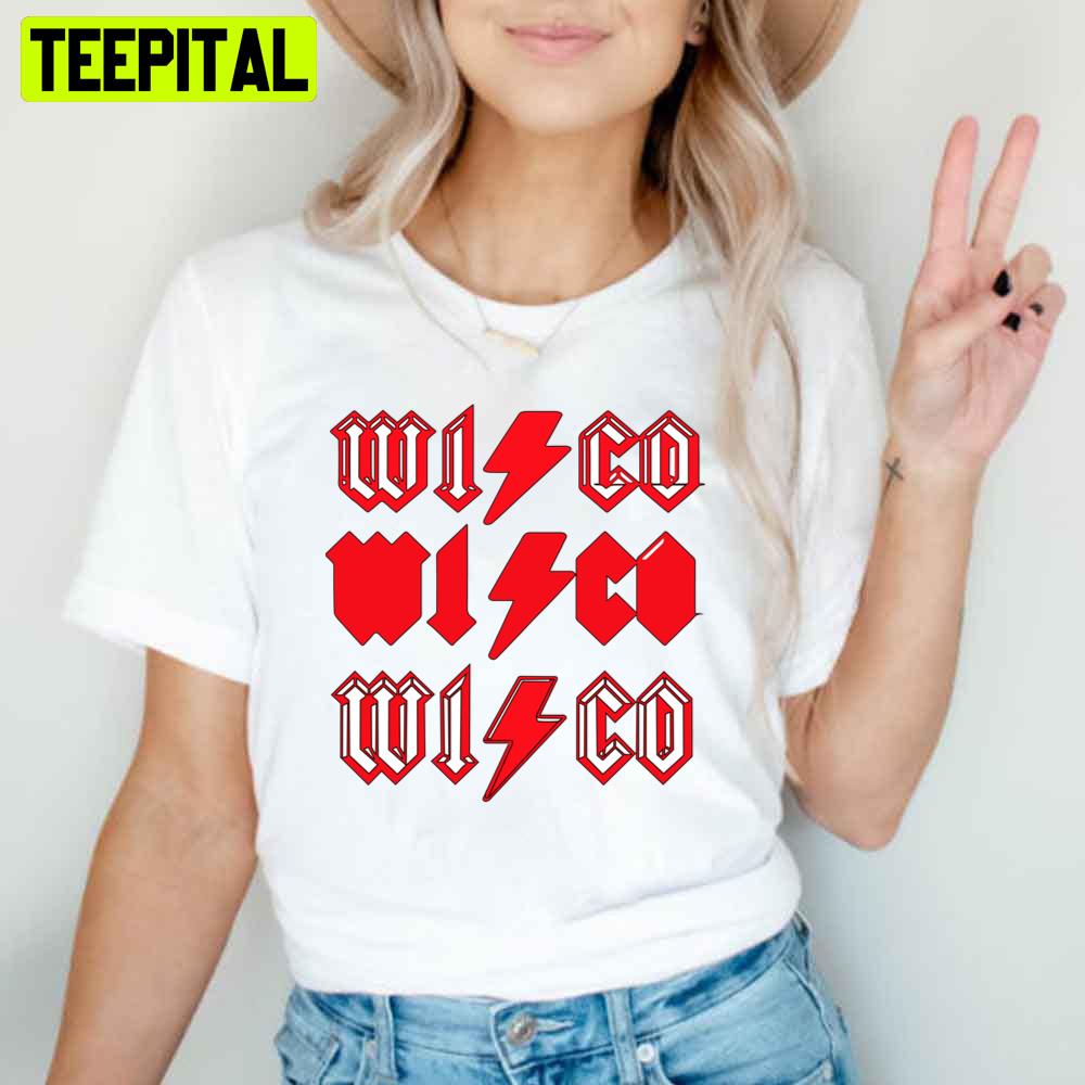 Wisco Rock N' Roll Wisconsin Badgers Men's Basketball Unisex T-Shirt Wisco Rock N' Roll Wisconsin Badgers Men's Basketball Unisex T-Shirt