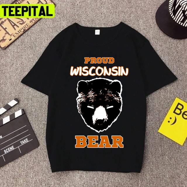Wisconsin Bear Fan Design Unisex T-Shirt Wisconsin Bear Fan Design Unisex T-Shirt