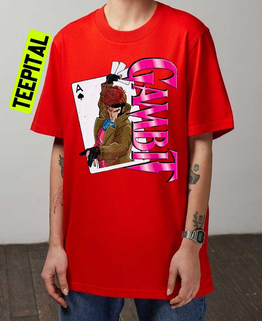 X-Men Gambi Card Retro Unisex T-Shirt X-Men Gambi Card Retro Unisex T-Shirt