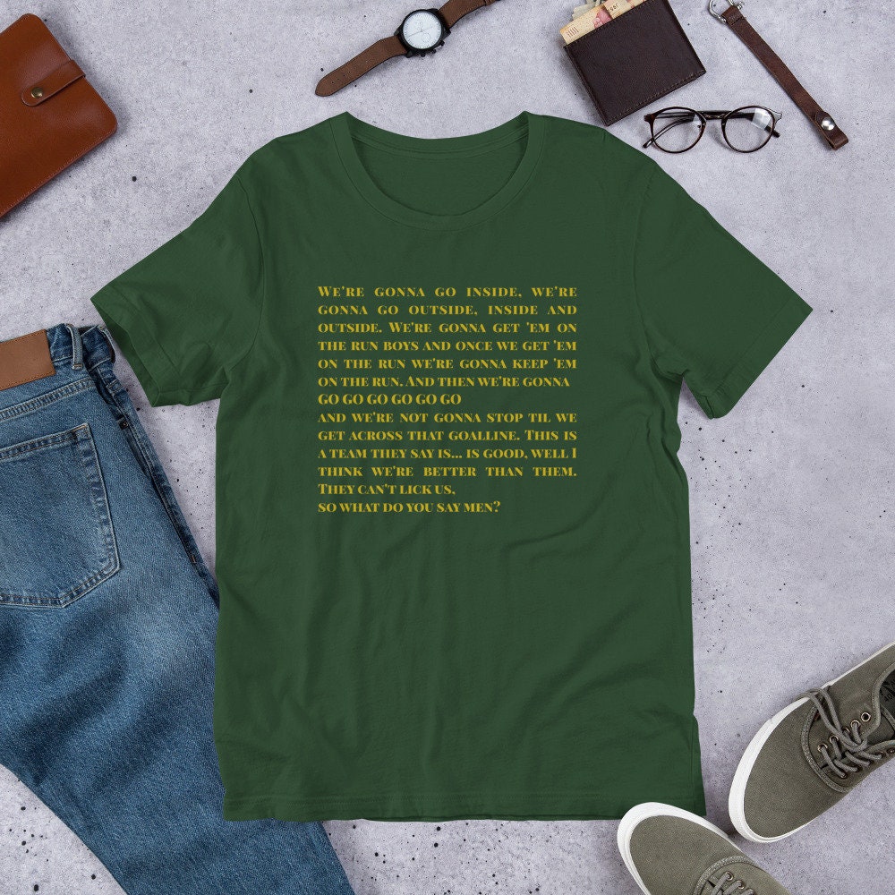 Yellow Text Notre Dame Football Unisex T-Shirt Yellow Text Notre Dame Football Unisex T-Shirt