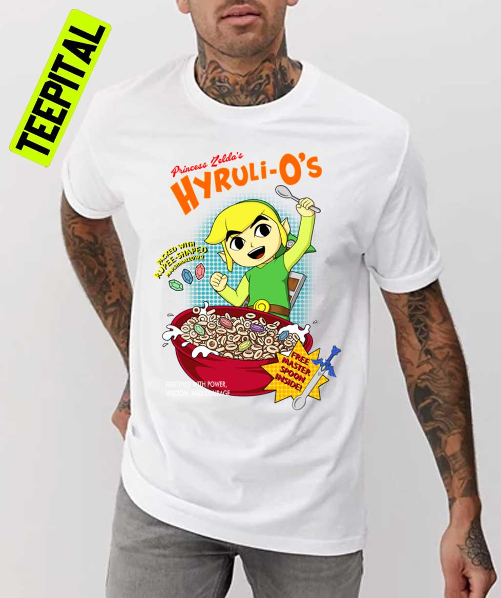 Zelda Hyrule Cereal Box Unisex T-Shirt Zelda Hyrule Cereal Box Unisex T-Shirt