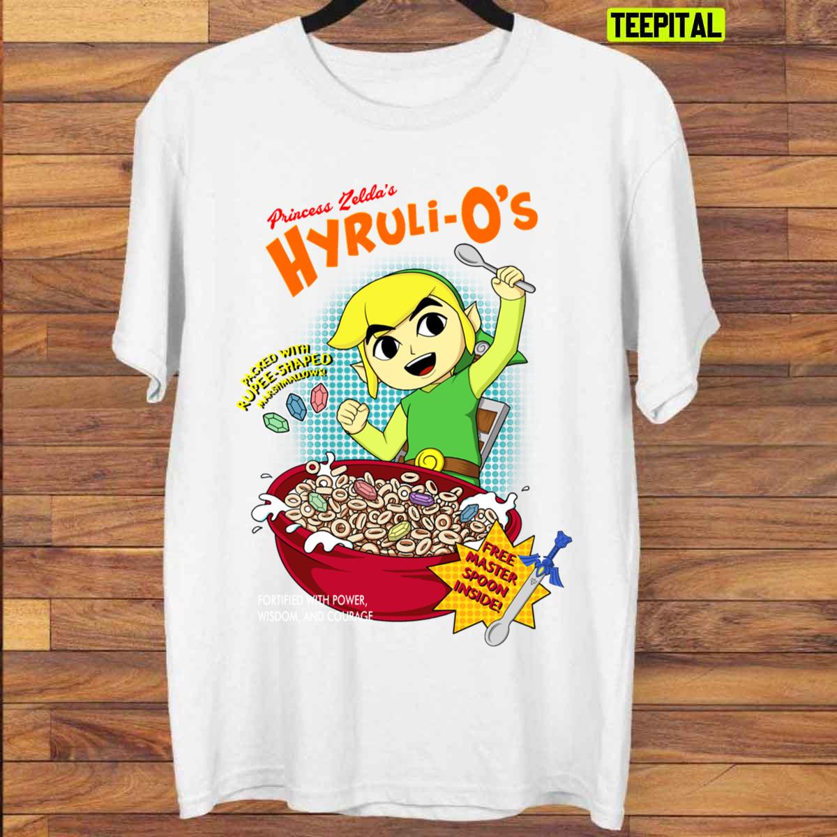 Zelda Hyrule Cereal Box Unisex T-Shirt Zelda Hyrule Cereal Box Unisex T-Shirt