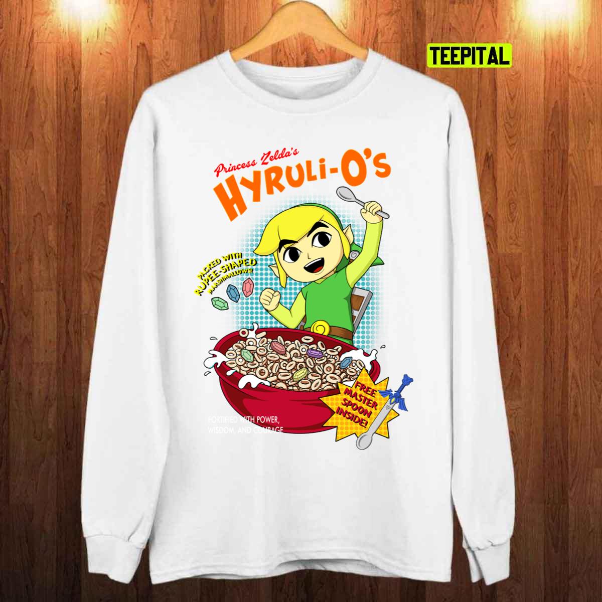 Zelda Hyrule Cereal Box Unisex T-Shirt Zelda Hyrule Cereal Box Unisex T-Shirt
