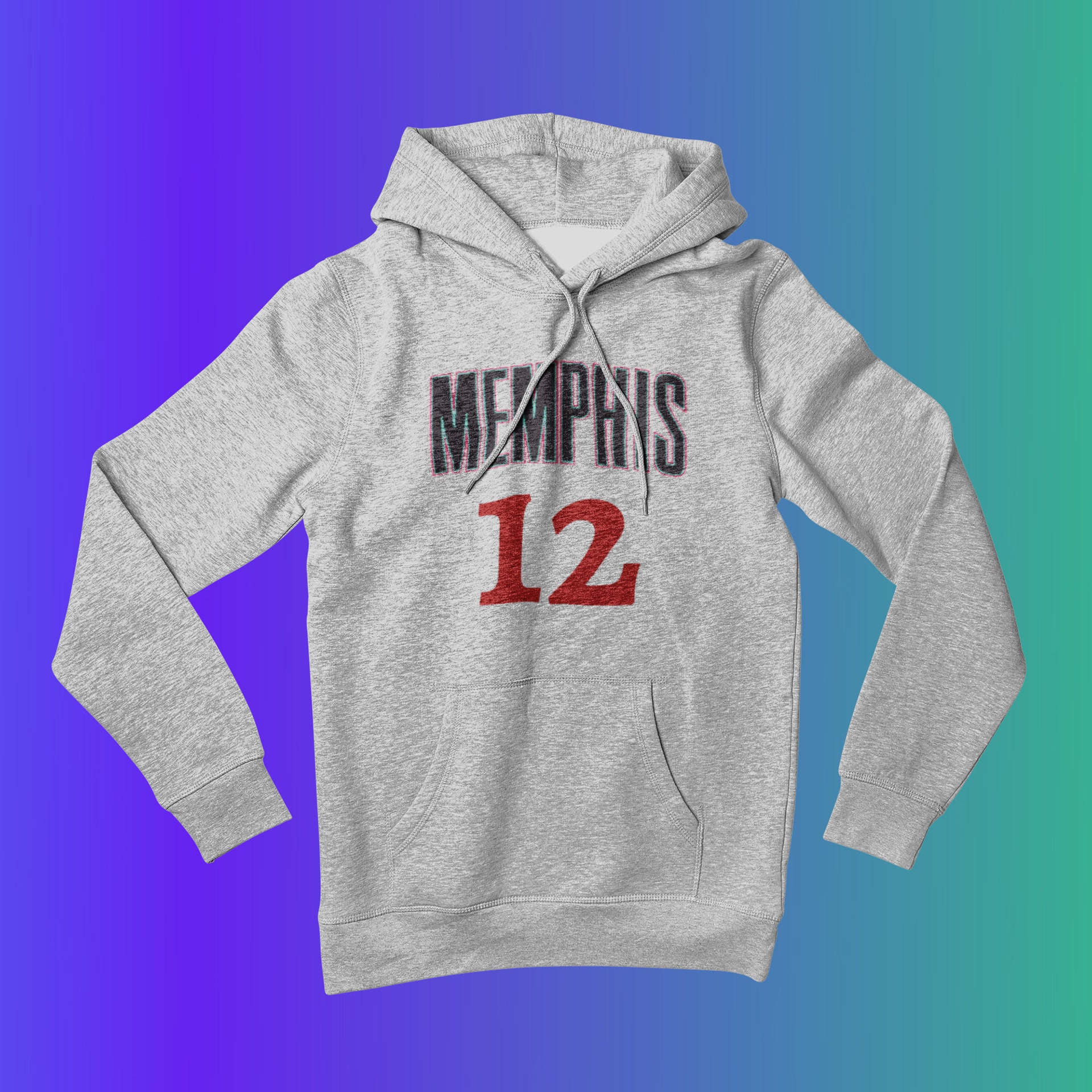 12 Memphis Grizzlies Basketball Unisex Hoodie 12 Memphis Grizzlies Basketball Unisex Hoodie
