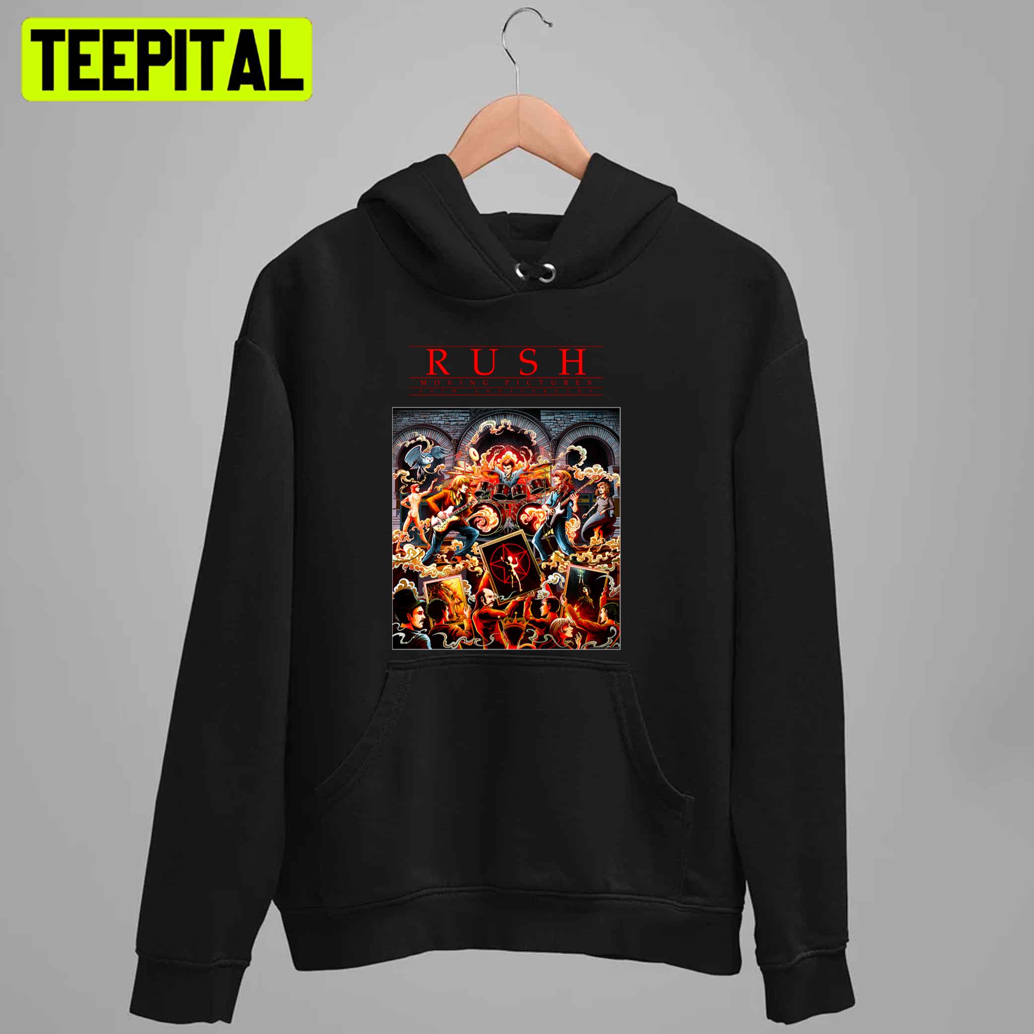 40th Anniversary Rush Moving Pictures Unisex T-Shirt 40th Anniversary Rush Moving Pictures Unisex T-Shirt