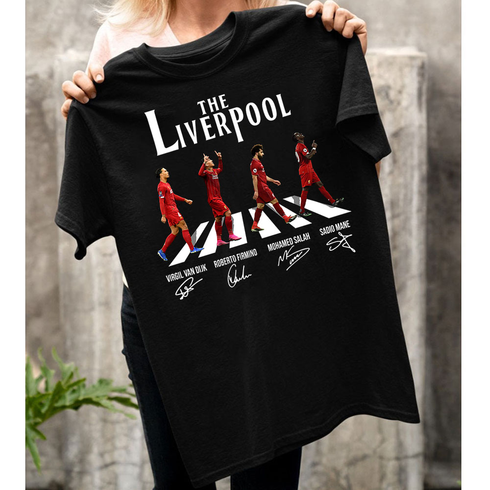 The Liverpool Abbey Road Signature Unisex T-Shirt The Liverpool Abbey Road Signature Unisex T-Shirt