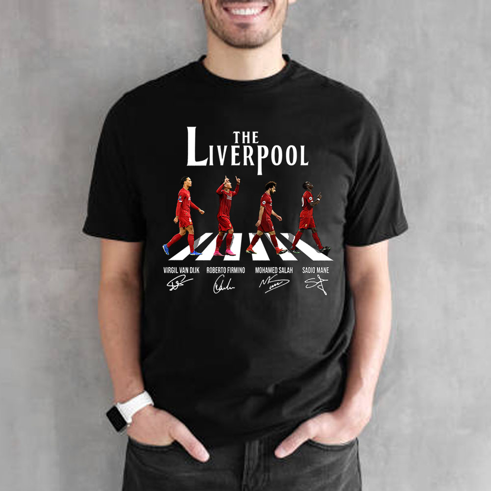 The Liverpool Abbey Road Signature Unisex T-Shirt The Liverpool Abbey Road Signature Unisex T-Shirt