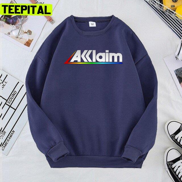 Acclaim Old School Video Game Logo Mortal Kombat Unisex T-Shirt Acclaim Old School Video Game Logo Mortal Kombat Unisex T-Shirt