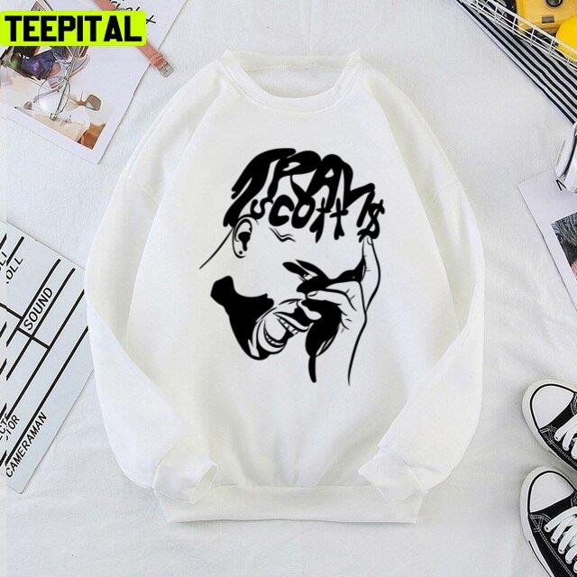 Aesthetic Cartoon Travis Scott Rap Unisex T-Shirt Aesthetic Cartoon Travis Scott Rap Unisex T-Shirt