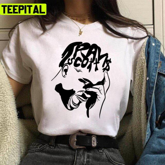 Aesthetic Cartoon Travis Scott Rap Unisex T-Shirt Aesthetic Cartoon Travis Scott Rap Unisex T-Shirt
