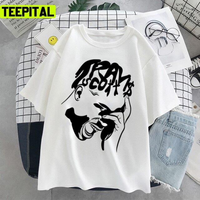 Aesthetic Cartoon Travis Scott Rap Unisex T-Shirt Aesthetic Cartoon Travis Scott Rap Unisex T-Shirt