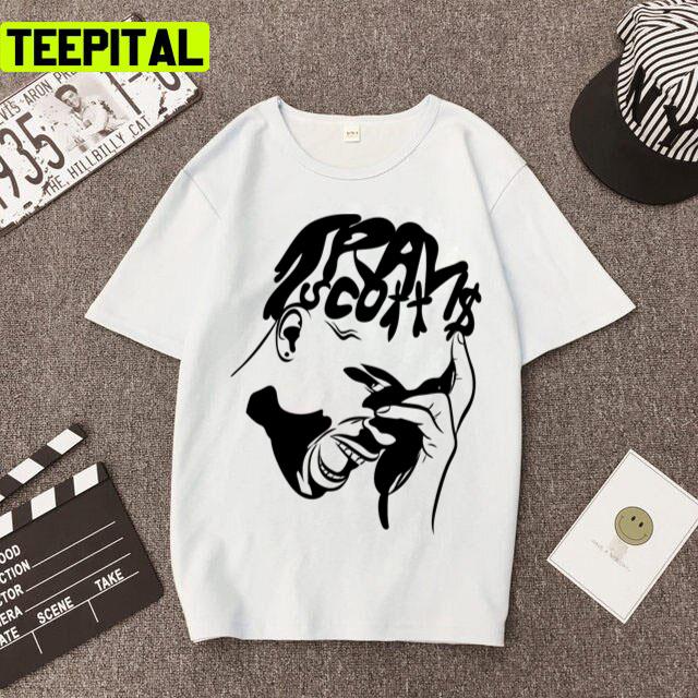 Aesthetic Cartoon Travis Scott Rap Unisex T-Shirt Aesthetic Cartoon Travis Scott Rap Unisex T-Shirt