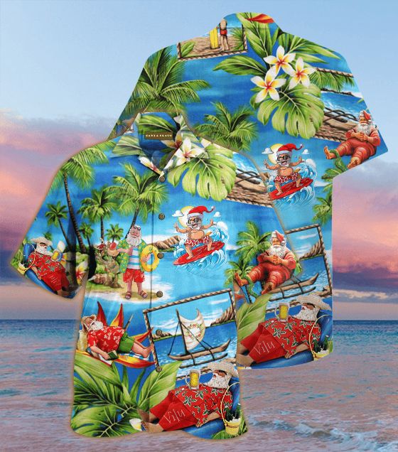 Amazing Santa Claus Unisex Hawaiian Shirt HA33 Amazing Santa Claus Unisex Hawaiian Shirt HA33