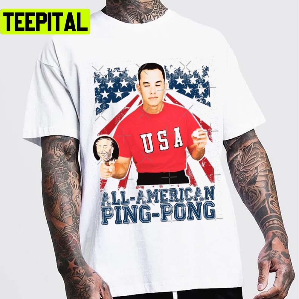 American Flag Guy Forrest Gump Design Unisex T-Shirt American Flag Guy Forrest Gump Design Unisex T-Shirt