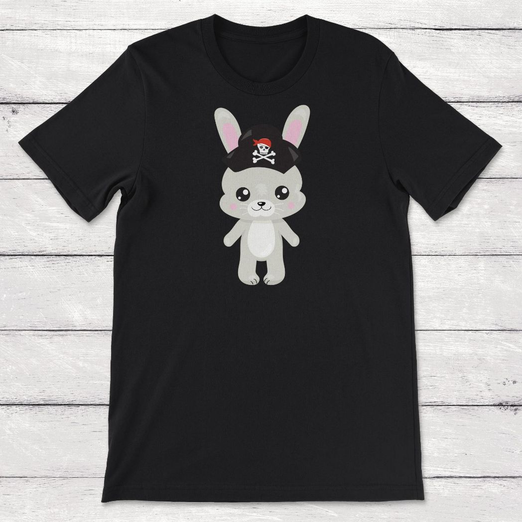 Animal Pirate Bunny Themed Birthday Unisex T-Shirt Animal Pirate Bunny Themed Birthday Unisex T-Shirt