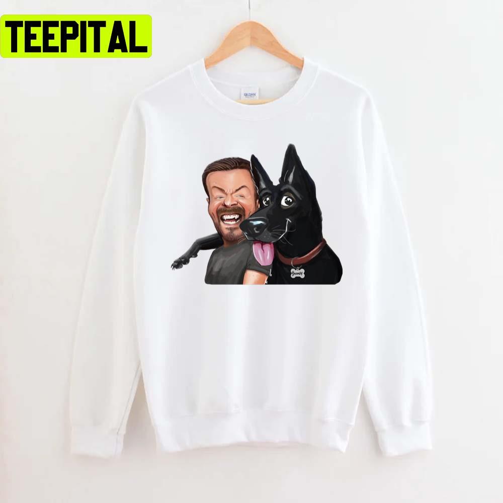 Animated From Fan Afterlife Gervais Karl Pilkington Unisex T-Shirt Animated From Fan Afterlife Gervais Karl Pilkington Unisex T-Shirt